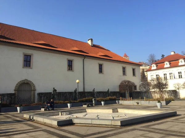 Prag Çek Cumhuriyeti Ndeki Eski Kentin Sokakları — Stok fotoğraf