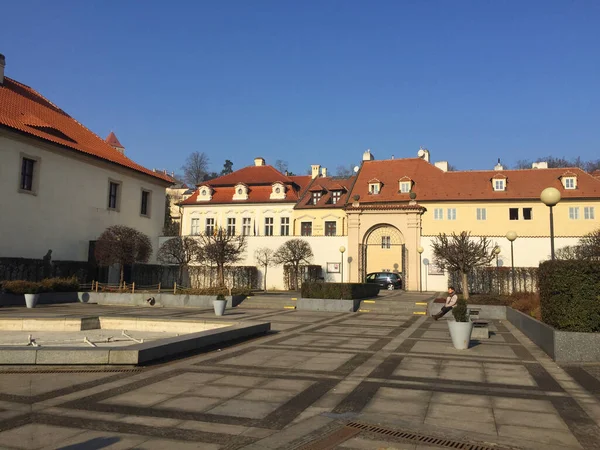 Straten Van Oude Stad Praag Tsjechië — Stockfoto