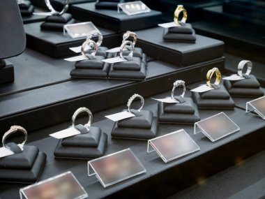 Mücevher dükkanı vitrini