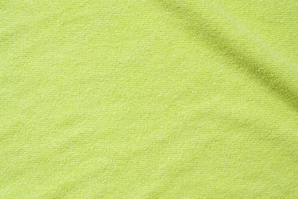 Yeşil havlu kumaş dokusu yüzeyi arkaplanı kapat