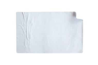 Etiketler beyaz arkaplanda izole edildi
