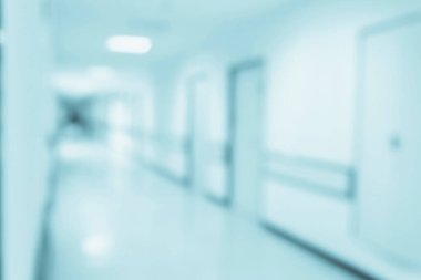 Bulanık hastane koridoru arkaplanı