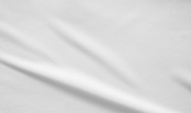 Beyaz kumaş pürüzsüz yüzey arkaplanı