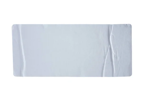 Etykieta Naklejkach Ścieżką Wycinania Izolowaną Białym Tle — Zdjęcie stockowe