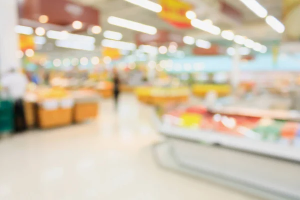 Supermarket Niewyraźne Tło Bokeh — Zdjęcie stockowe