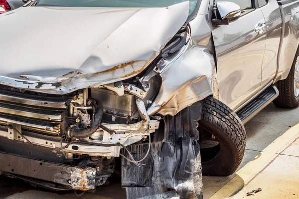 Achtergrond Auto Ongeluk — Stockfoto