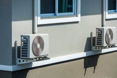 Havalandırma ünitesi kompresörü evin dışına yerleştirildi.