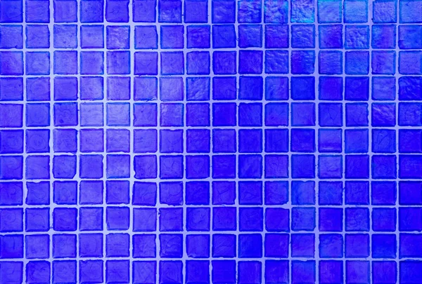 青いモザイクタイルのテクスチャの背景 — ストック写真