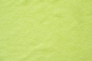 Yeşil havlu kumaş dokusu yüzeyi arkaplanı kapat