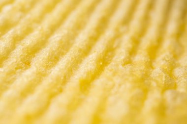 Patates çipi desenli arka plan yakın plan