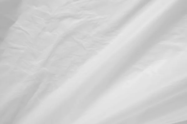 Sacchetto Plastica Bianco Sfondo Texture Vicino — Foto Stock