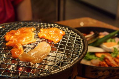 Kore barbeküsü ızgara bulgogi