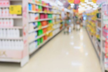 süpermarket arkaplan için bulanık
