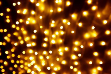 Soyut bulanık altın bokeh hafif Noel tatili arka planı