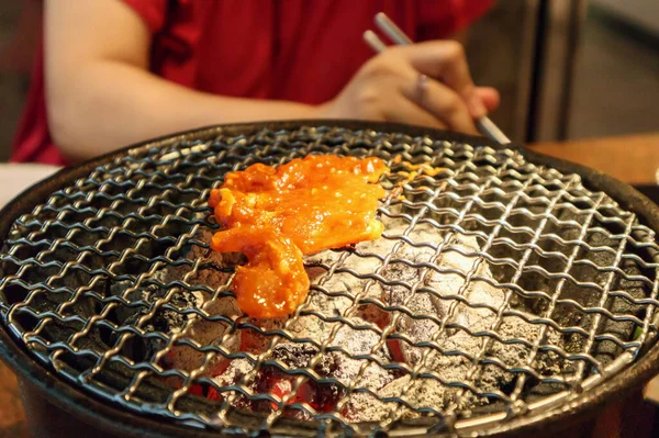 Churrasco Coreano Bulgogi Grelhado — Fotografia de Stock