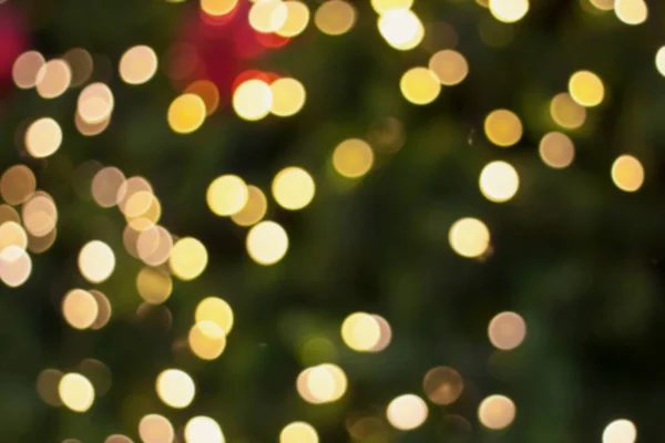 Vánoční Světlo Bokeh Pozadí — Stock fotografie