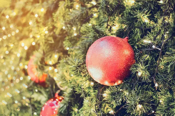 Adornos Navidad Árbol Navidad —  Fotos de Stock