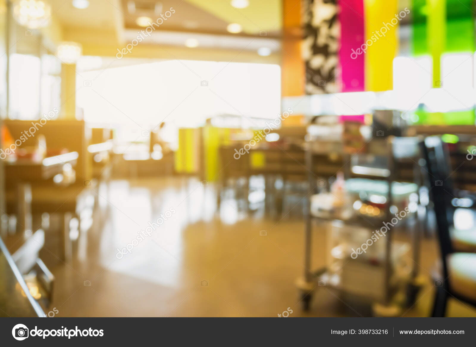 Pelanggan Restoran Blur Background Nada Vintage Stok Foto C Kwangmoo 398733216