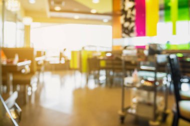 Restorandaki müşteri bulanık arka plan vintage ton