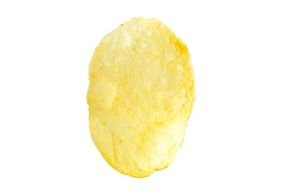 Kartoffelchips Isoliert Auf Weißem Hintergrund — Stockfoto