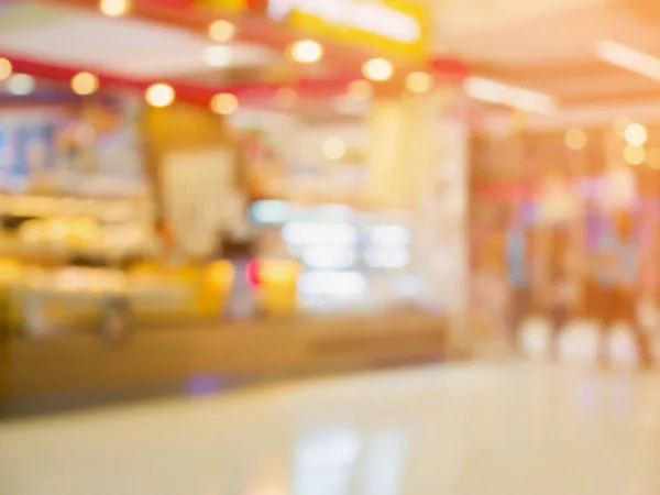 Shopping Center Loja Borrão Fundo Com Bokeh — Fotografia de Stock