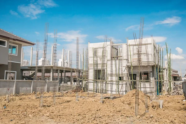 Nueva Construcción Viviendas Obra — Foto de Stock