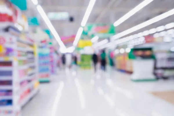 Supermarket Sklep Abstrakcyjne Rozmycie Tła — Zdjęcie stockowe