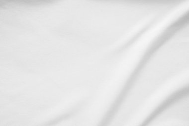 Beyaz kumaş pürüzsüz yüzey arkaplanı