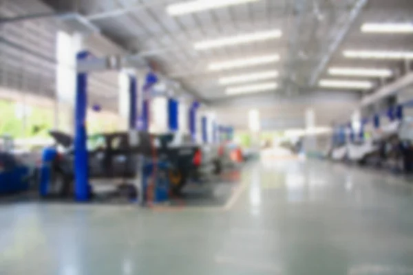 Auto Reparatur Wartungszentrum Verschwommenen Hintergrund — Stockfoto