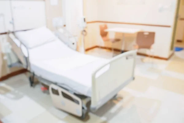 Abstrait Flou Intérieur Chambre Hôpital Avec Lit Médical Pour Fond — Photo
