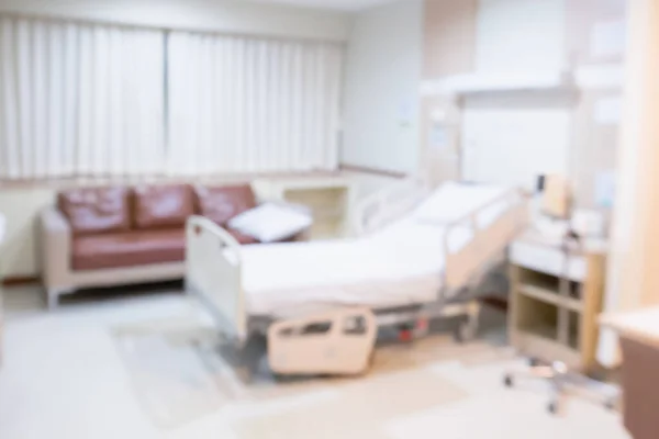 Abstract Blur Hospital Room Interior Medical Bed Background — Stock Photo, Image