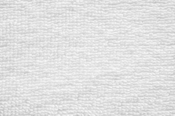 Primer Plano Toalla Algodón Blanco Textura Fondo Abstracto — Foto de Stock