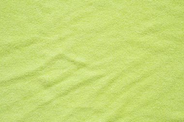 Yeşil havlu kumaş dokusu yüzeyi arkaplanı kapat