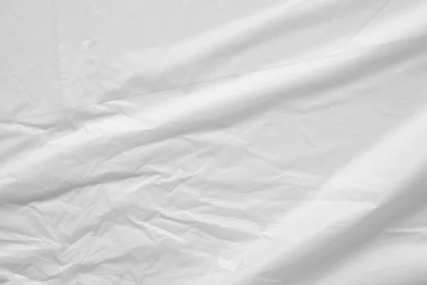 白いビニール袋の背景色を閉じる — ストック写真