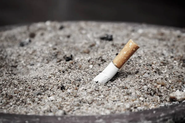 Tobacco Cigarette butt, stop smoking concept