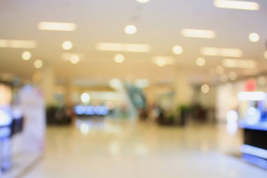 Alışveriş merkezinin arka planı bulanık