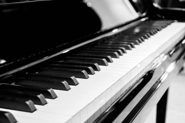 Piyano klavye arkaplan müzik enstrümanı