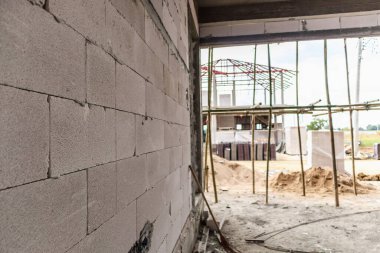 İnşaat alanının arka planı