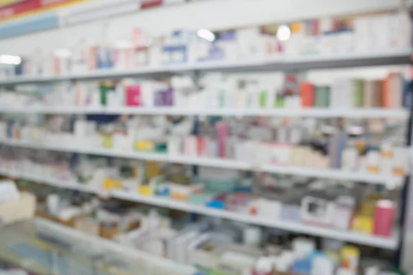 Lékárna Drogerie Obchod Interiér Léky Vitamíny Doplněk Přes Pult Zdravotní — Stock fotografie