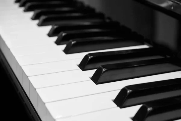 Piano Tangentbord Bakgrund Musikinstrument — Stockfoto