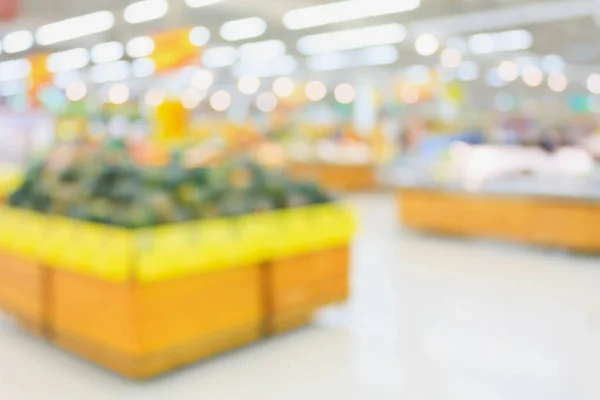 Supermarket Niewyraźne Tło Bokeh — Zdjęcie stockowe