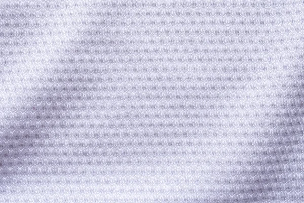 Biały Materiał Sport Odzież Piłka Nożna Koszulka Powietrza Siatki Tekstury — Zdjęcie stockowe