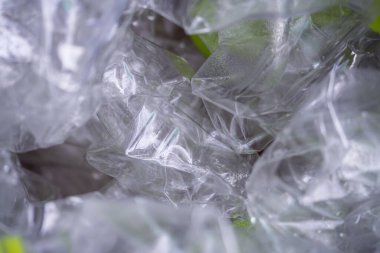 Plastik şişeler geri dönüşüm arkaplanı kavramı