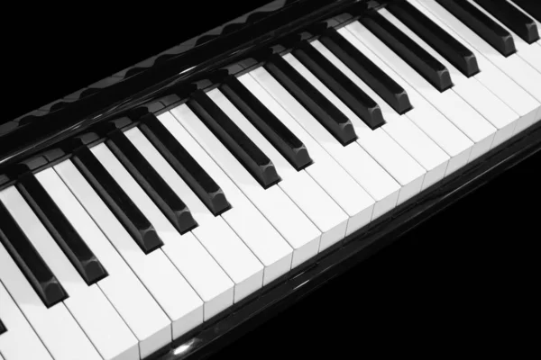 Piano Clavier Fond Instrument Musique — Photo