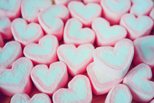 Malvavisco Forma Corazón Para San Valentín Fondo — Foto de Stock