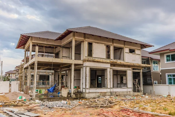 Nueva Casa Construcción Obra — Foto de Stock