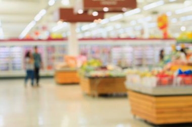 arkaplan için bulanık süpermarket