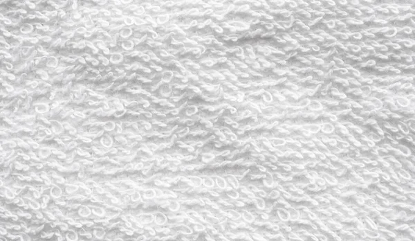 Gros Plan Blanc Coton Serviette Texture Fond Abstrait — Photo