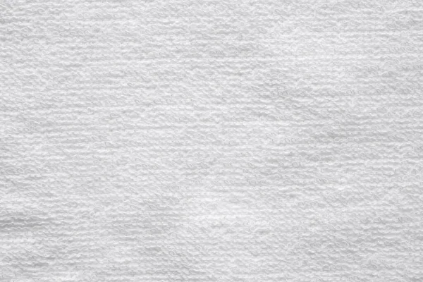 Primo Piano Bianco Cotone Asciugamano Texture Astratto Sfondo — Foto Stock