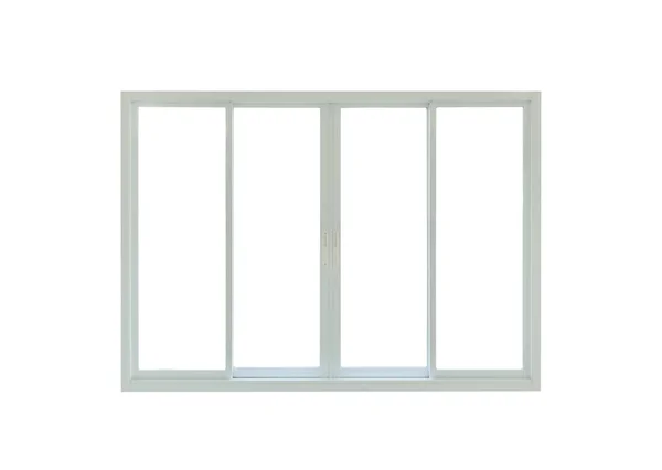 Cadre Fenêtre Maison Moderne Isolé Sur Fond Blanc — Photo